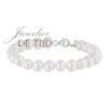 Parelarmband zilver