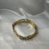 18 karaat geel- en witgouden armband