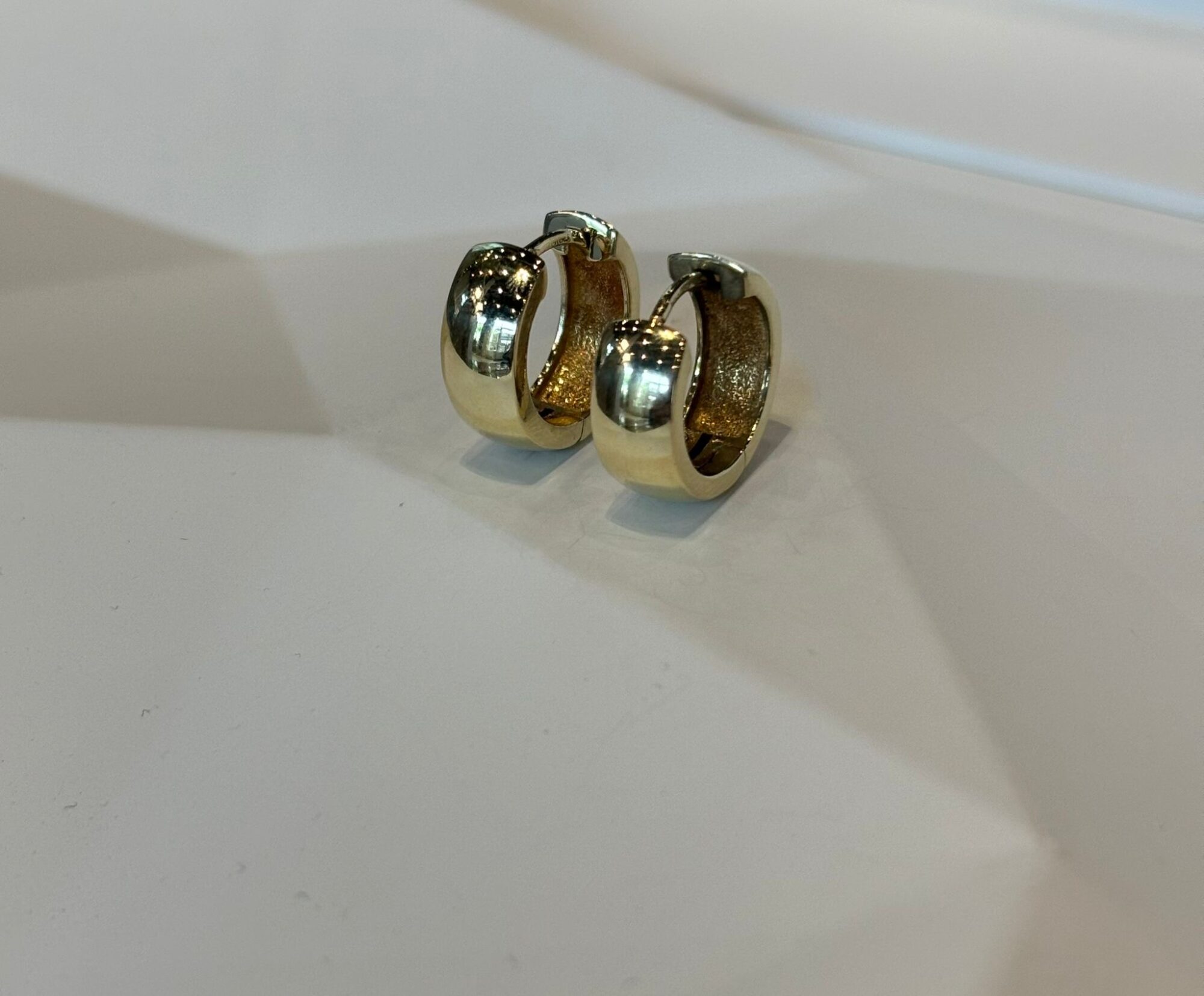 Set geelgouden creolen