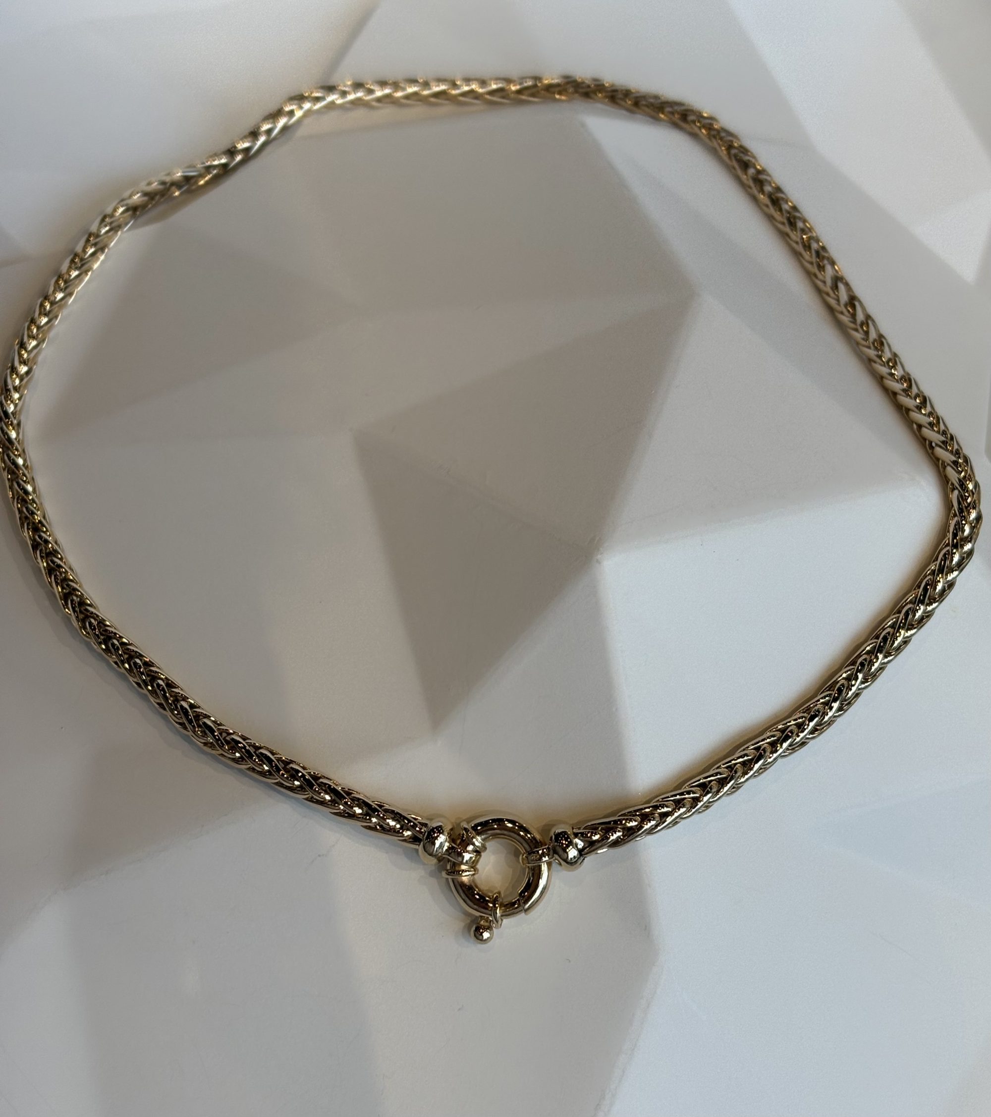 Gouden vossenstaartcollier