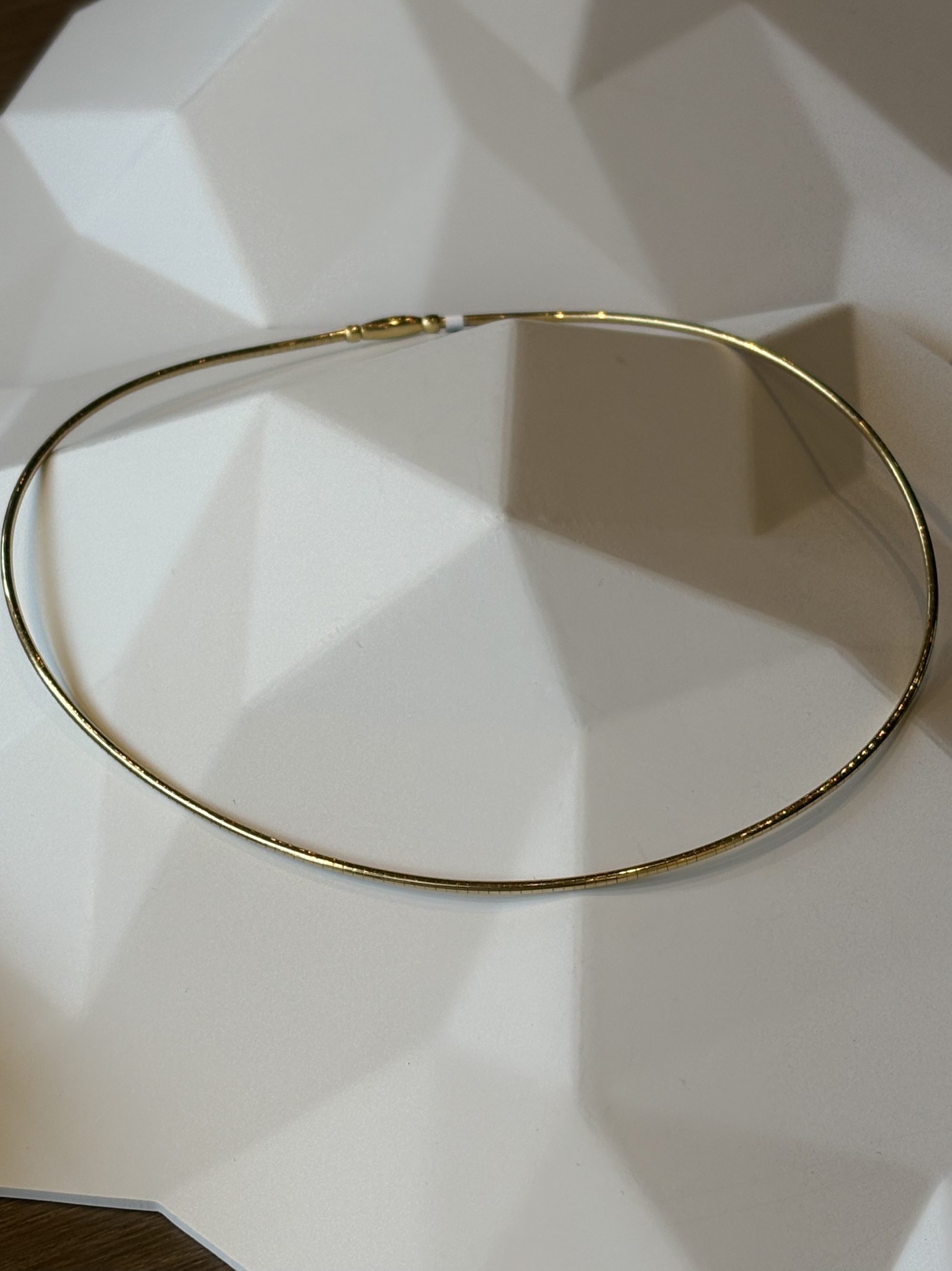 Geelgouden slangencollier