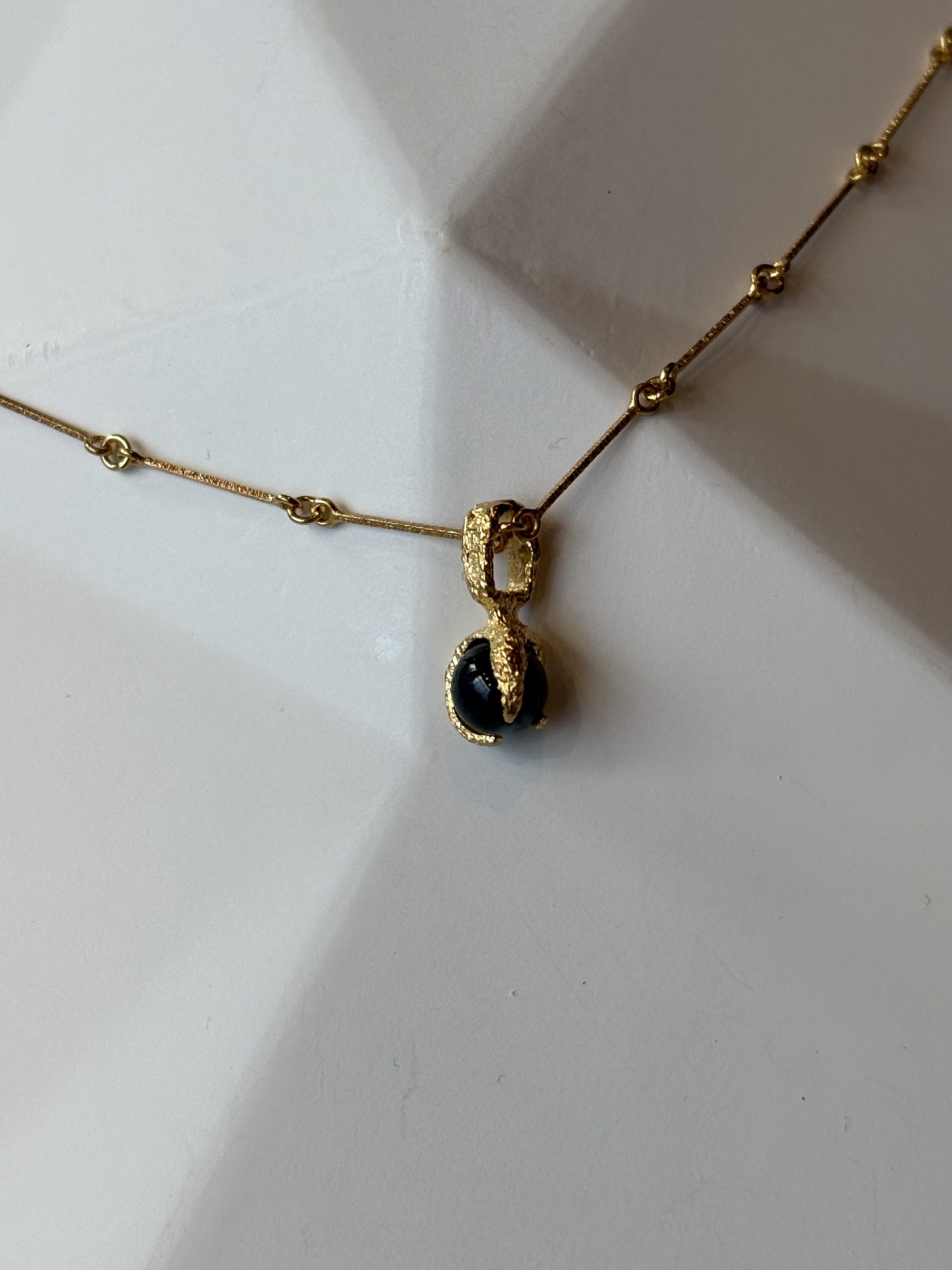 Alternative view of Geelgouden Lapponia collier Gömd Agat