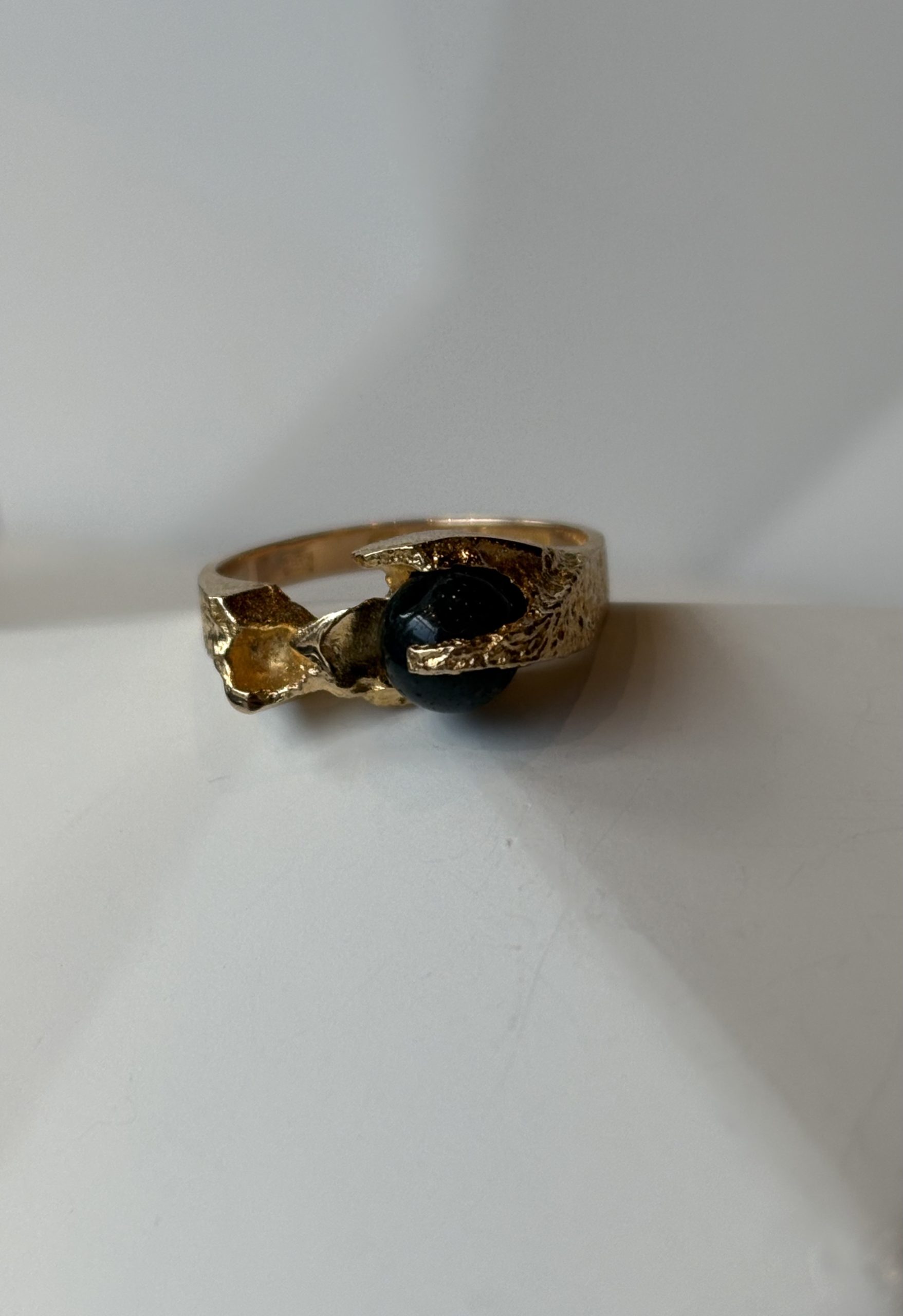 Geelgouden Lapponia ring Gömd Agat