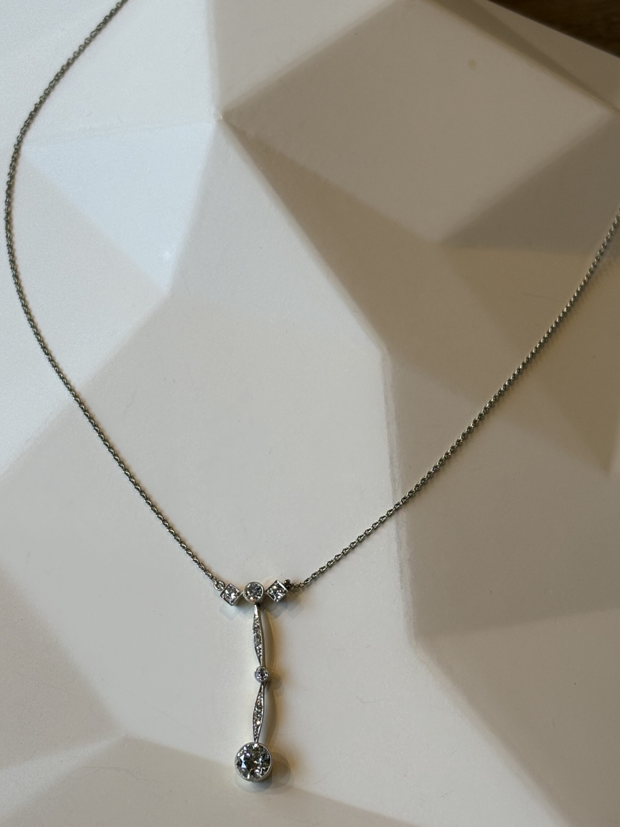 Bicolor gouden choker met brilanten 1,17ct