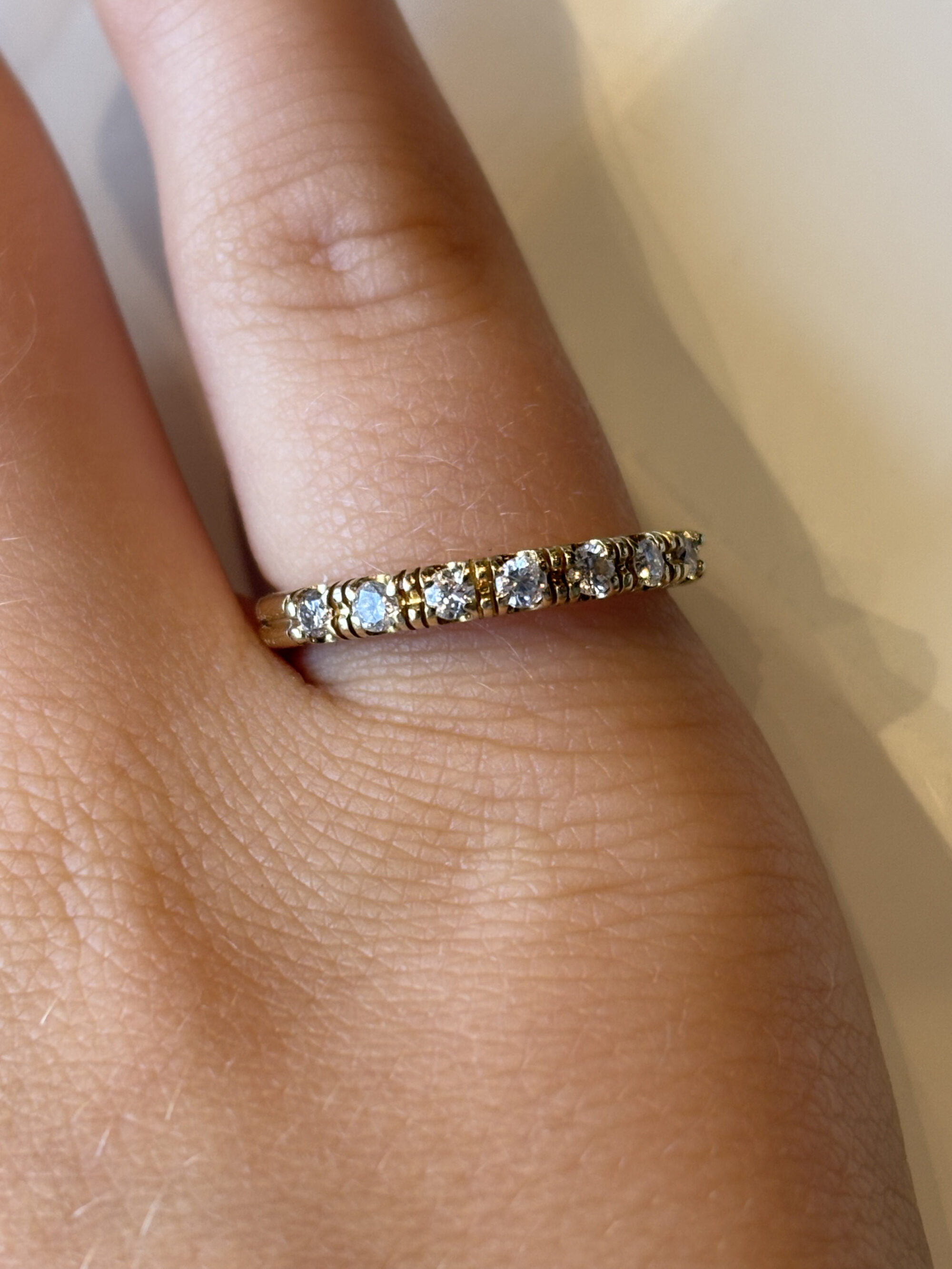 Geelgouden memoirering 0,175ct - Afbeelding 2