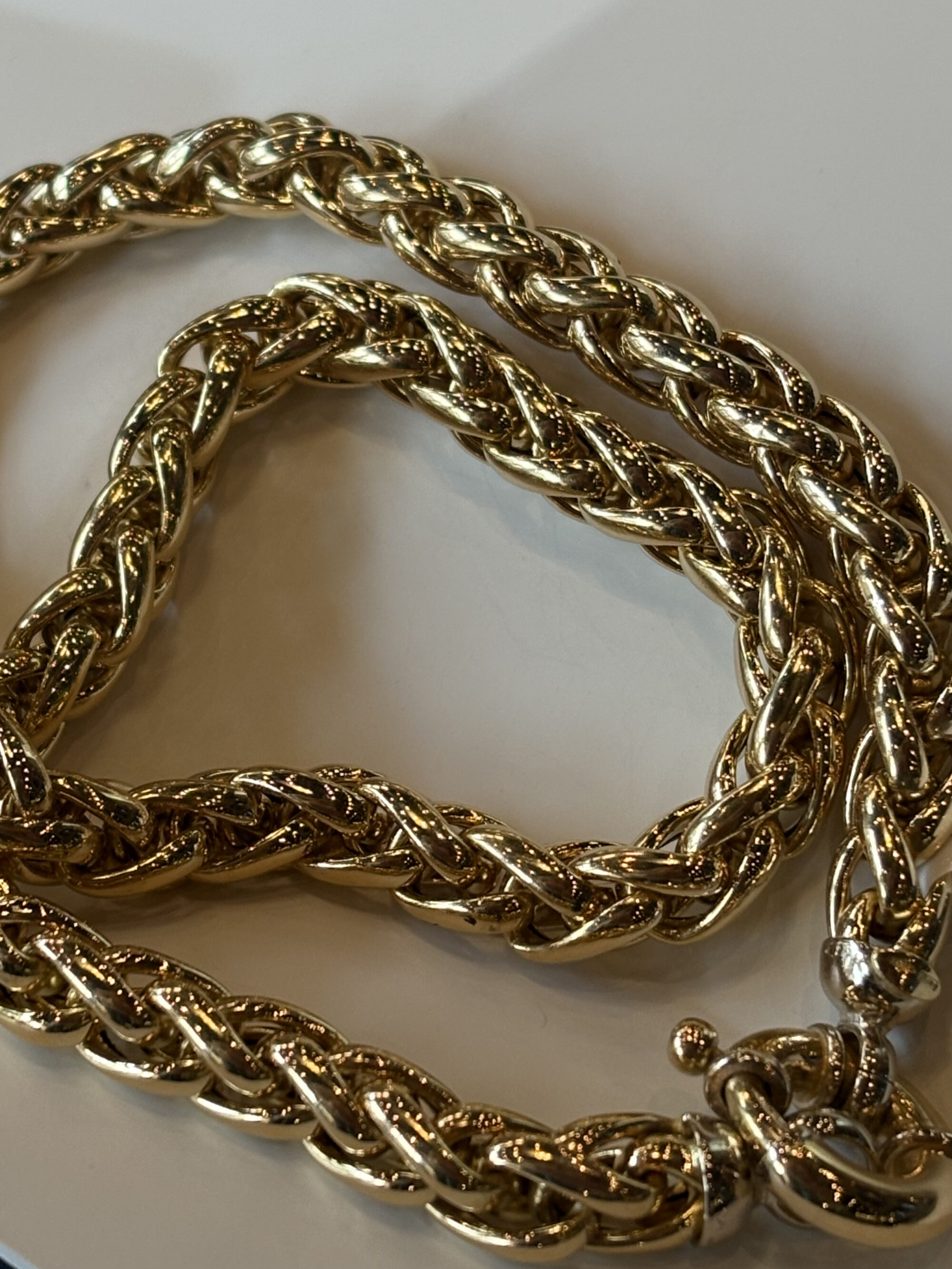 Gouden vossenstaartcollier